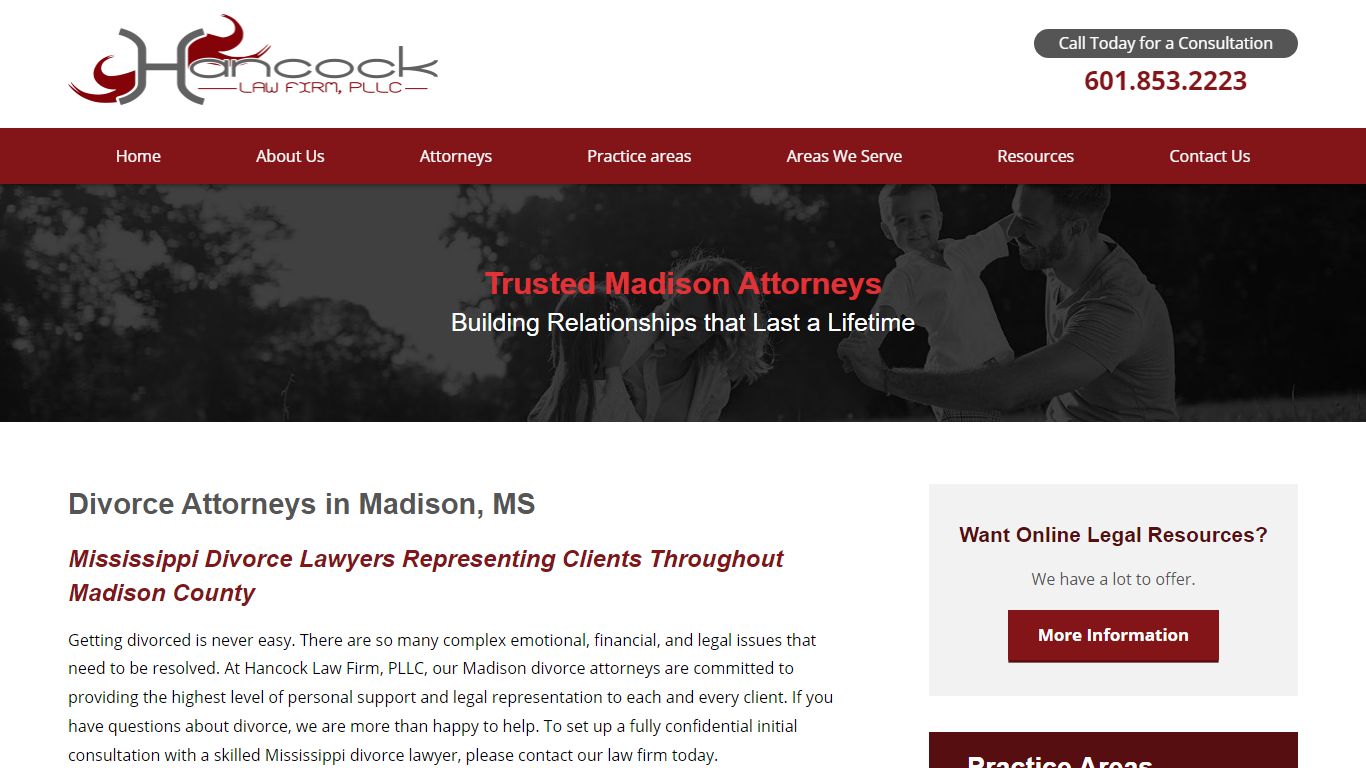Madison Divorce Attorney | Hancock Law Firm, PLLC